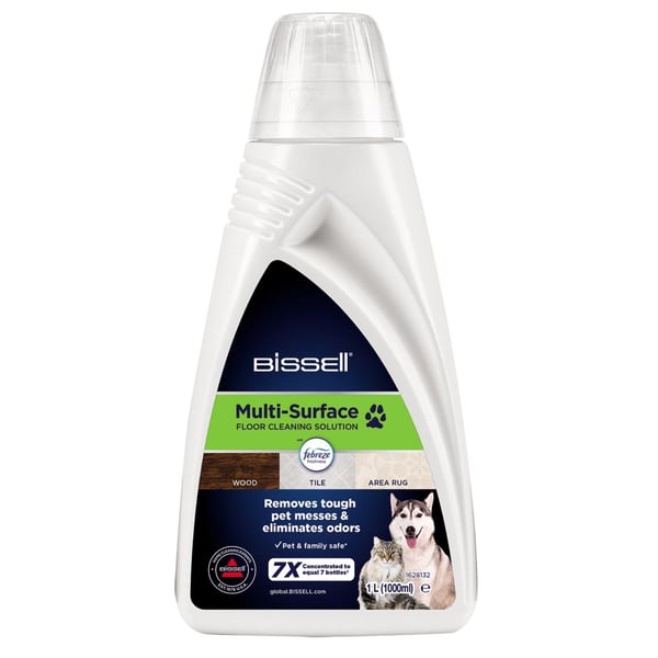 BISSELL Multi-Surface Pet - Rengjøringsmiddel - flaske - 1 L - blossom & breeze - hvit