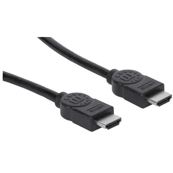 Manhattan 323215, 2 m, HDMI Type A (Standard), HDMI Type A (Standard), 3D, 10,2 Gbit/sek., Svart