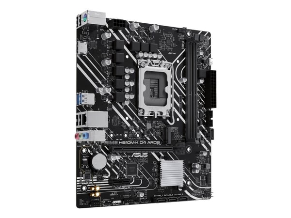 ASUS PRIME H610M-K D4 - Hovedkort - micro ATX - LGA1700-sokkel - H610 Chipset - USB 3.2 Gen 1 - Gigabit LAN - innbygd grafikk (CPU kreves) - HD-lyd...