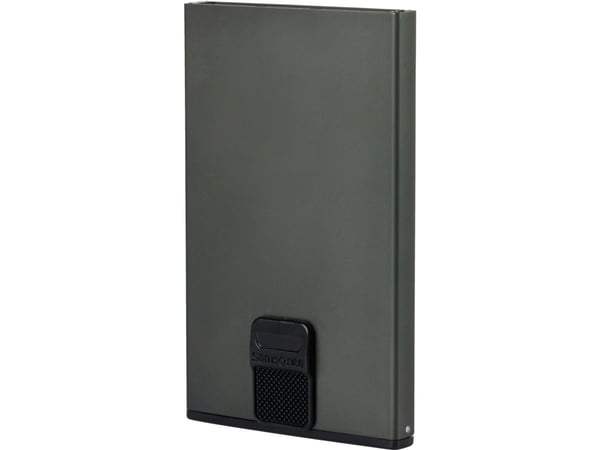 Samsonite Alu Fit, Kortfodral, Antracit, Gjuten aluminium, Monokromatiskt, 6 kort, 64 mm