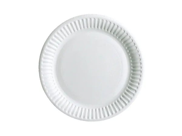 Paptallerkener, Huhtamaki, Ø 18 cm, pakke a 50 stk