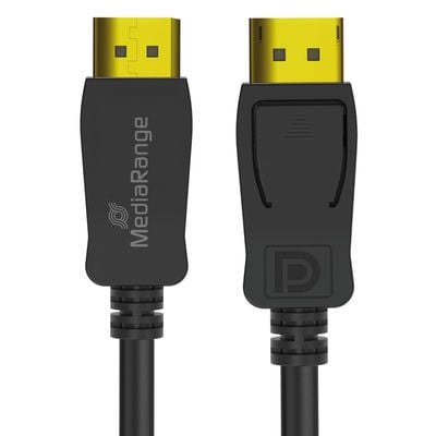 MediaRange MRCS248, 2 m, DisplayPort, DisplayPort, Hankjønn, Hankjønn, 7680 x 4320 piksler