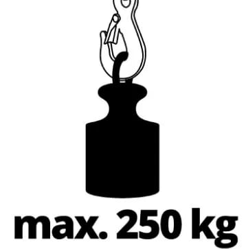 Einhell TC-EH 250 elektrisk talje 500 W 12 m 125 kg