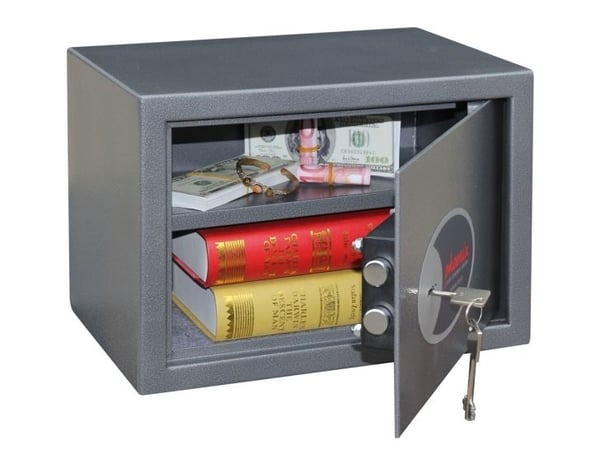 Phoenix Safe Co. SS0802K, 17 L, Grafiitti, Avain, Terästä, Lattia/seinä, 350 mm