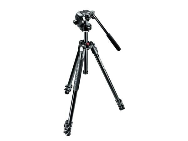 Manfrotto 290 XTRA Kit, 3 jalkoja, Musta, 169,5 cm, 2,56 kg