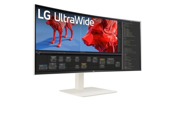 LG 38BR85QC-W skjerm 38" 3840 x 1600 IPS, hvit