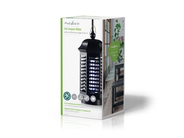 Nedis INKI110CBK4, Myggfångare, Svart, 100 mm