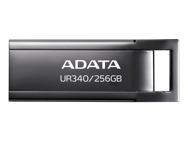 ADATA UR340 - USB-flashstasjon - 256 GB - USB 3.2 Gen 1 - svart