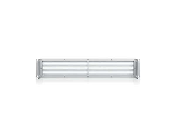 Ubiquiti UACC-RACK-PANEL-VENTED-2U, Tyhjä tuuletuspaneeli, Alumiini, SPCC, Terästä, 1 kpl, 627 g