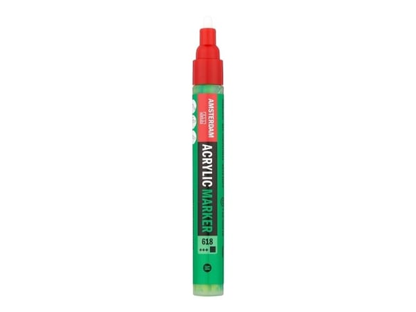 Amsterdam Acrylic Marker 4 mm Permanent Green Light 618