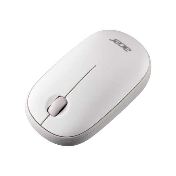 Acer Wireless Bubble Mouse - AMR100 White (Retail pack), Molempikätinen, Optinen, Langaton RF, 1600 DPI, Valkoinen