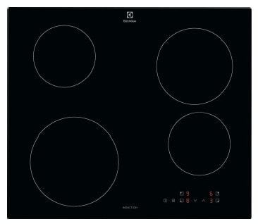 Electrolux LIB60424CK, Musta, Kiinteä, 60 cm, Keittoalueinduktioliesi, Lasi, 4 alue(tta)