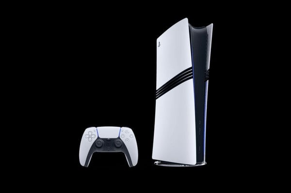 Sony Playstation 5 Pro, PlayStation 5 Pro, Musta, Valkoinen, 120 Hz, SSD, 2 TB, 10,100,1000 Mbit/s