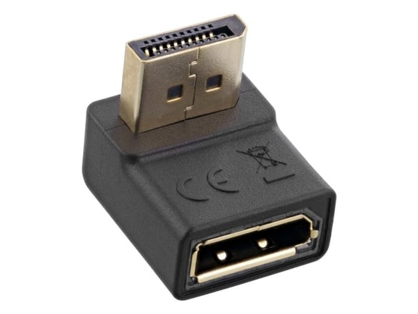 InLine 17199U, DisplayPort, DisplayPort, Svart