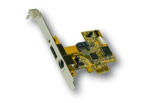 EXSYS SATA 2 PCI-Express RAID 0/1 -ohjain, PCIe, pitkä, 2 x SATA