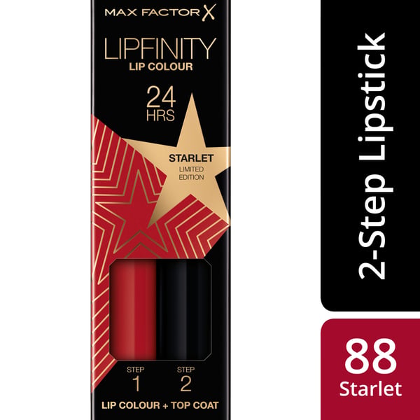 Max Factor Lipfinity 24hrs Long Lasting Lipstick 88 Starlet