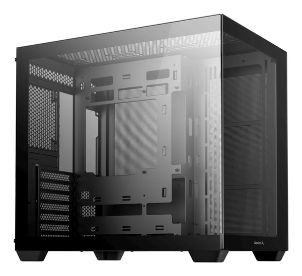 DeepCool CG530 datorchassi ITX/Micro-ATX/ATX, härdat glas, svart