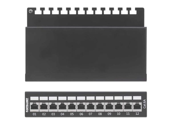 Intellinet 720915, IEEE 802.3, IEEE 802.3ab, IEEE 802.3u, 10/100/1000Base-T(X), 1000 Mbit/s, Gull, Cat6a, 23/24/25/26