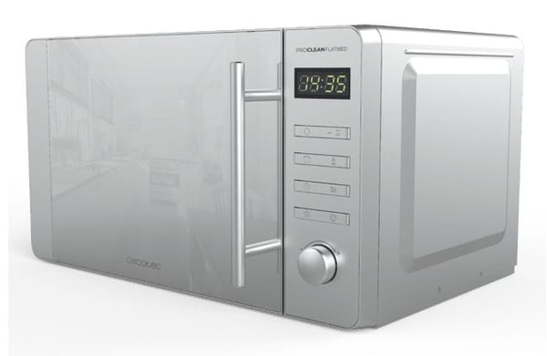 Cecotec Proclean 5120 Flatbed Mirror, Pöytämalli, Grillimikroaaltouuni, 20 L, 700 W, Sisäänrakennettu näyttö, LED
