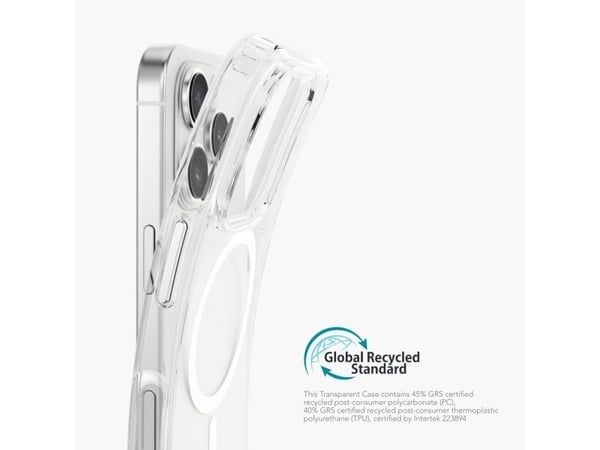 Vonmählen Transparent Case, Etui, Apple, iPhone 16 Pro, 16 cm (6.3"), Gjennomsiktig, Hvit