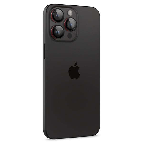 Spigen AGL05217, Linsebeskytter, Rød, Gjennomsiktig, Herdet glass, Apple, iPhone 14 Pro / 14 Pro Max, 17,3 mm