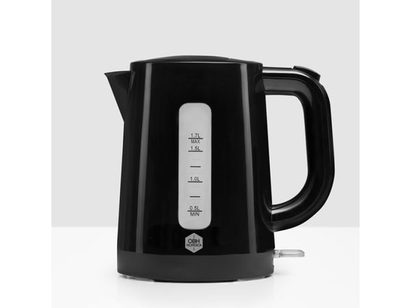 Elektrisk vattenkokare OBH Daybreak 2200W 1,7 ltr med automatisk avstängning/torkskydd,1 st
