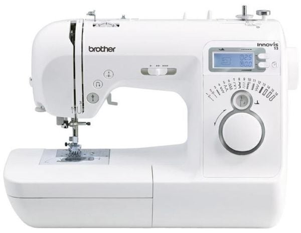 Brother NV15, Hvit, Automatisk symaskin, Sying, 1 steg, 5 mm, LCD
