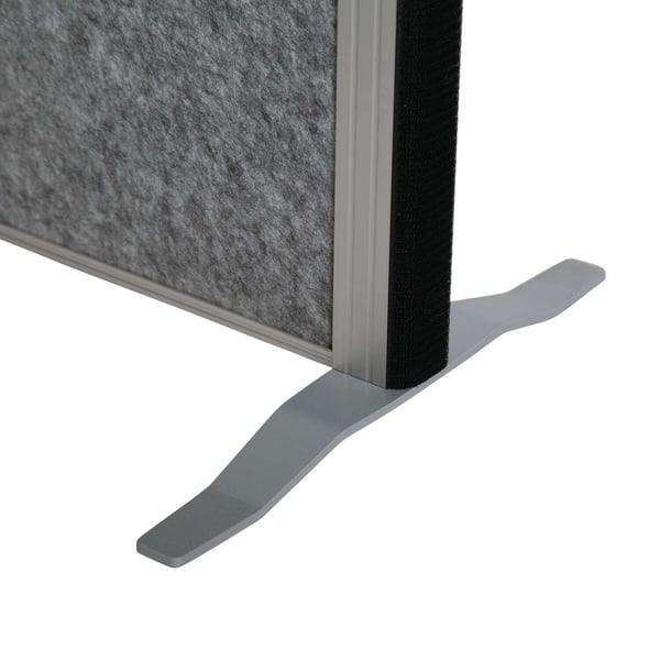 MAUL 9651695, Skillebrett, 1000 x 1820 mm, Felt, Aluminium, Grå, 1000 mm