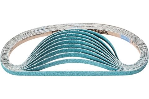 PFERD 45009204, Slipebelte, Blå, 610 mm, 12 mm, 100 stykker