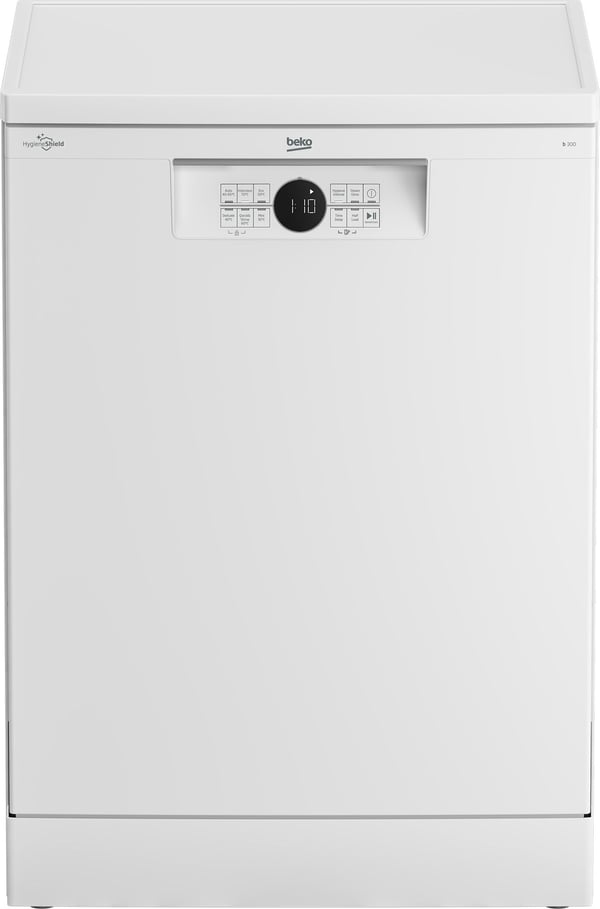 Beko BDFN26430W, Frittstående, Full størrelse (60 cm), Hvit, Knapper, LED, 1,3 m