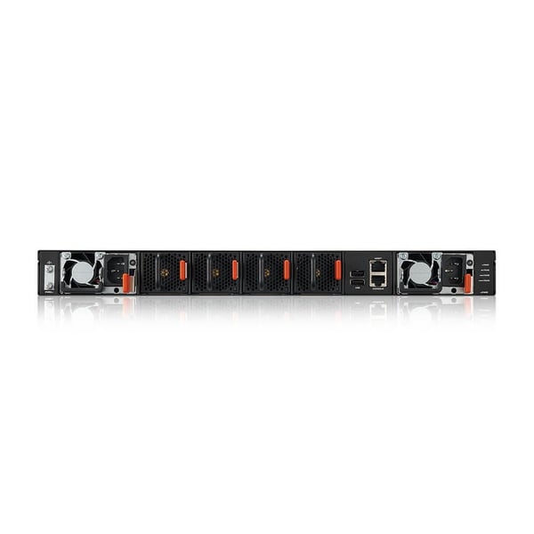 Zyxel CX4800-56F - Switch - fiberaggregasjon - L3 - Styrt - 48 x 10/25 Gigabit SFP28 + 8 x 100 Gigabit QSFP28 - rackmonterbar, stasjonær - PoE (323...