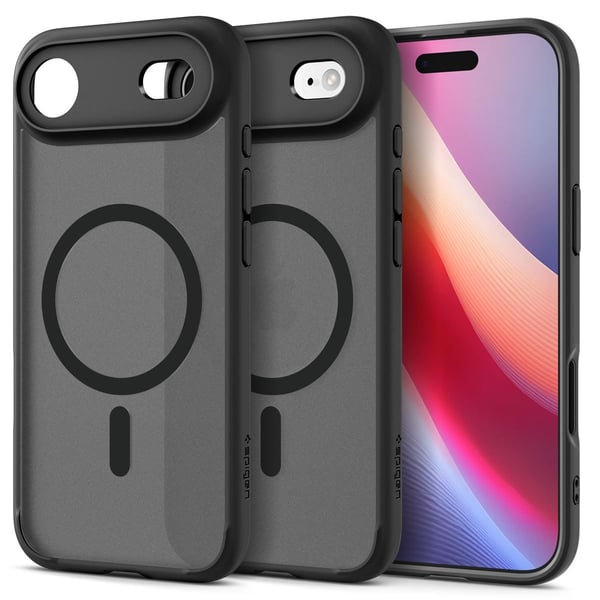 Spigen Ultra Hybrid (MagFit), Mobilskal, Apple, iPhone 17 Air, 16,5 cm (6.5"), Svart