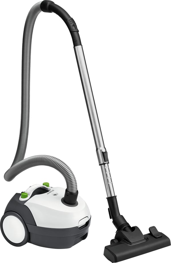 Bomann BS 9019 CB N, 700 W, Sylinteripölynimuri, Kuiva, Pölypussi, Suodatus, Harmaa, Valkoinen