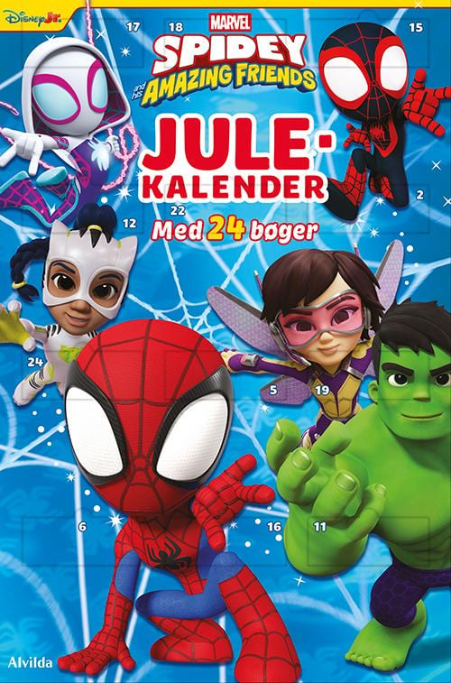 Marvel - Spidey - Julekalender med 24 bildebøker Marvel - Spidey - Julekalender med 24 bildebøker