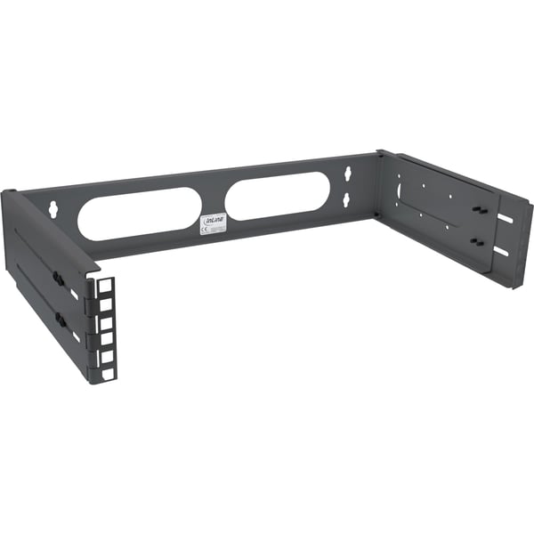 InLine 19102A, Väggmonterad rack, 2U, 1,66 kg, Svart
