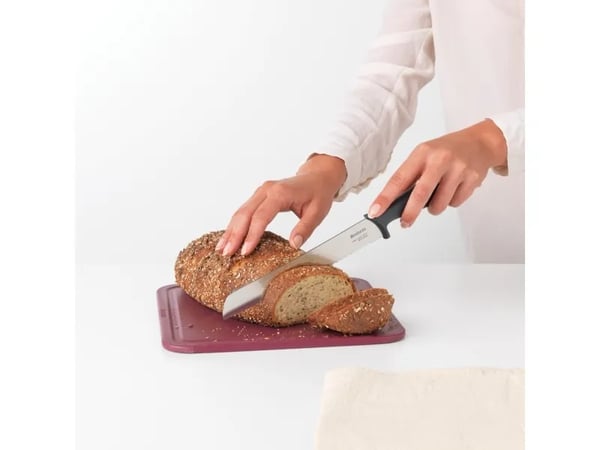 Brabantia BRABANTIA BRABANTIA - Tasty+ - Leipäveitsi 20 cm - Tummanharmaa