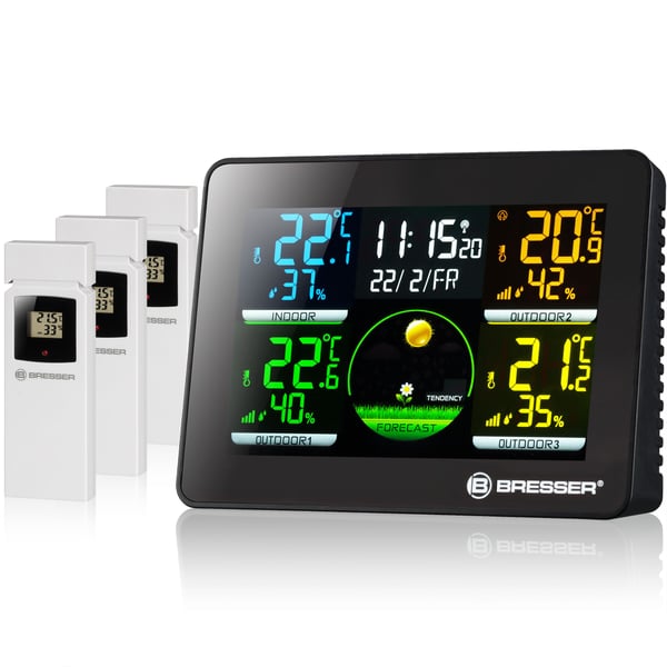 Bresser Thermo Hygro Quadro NLX - Vejrstation - lajittelu