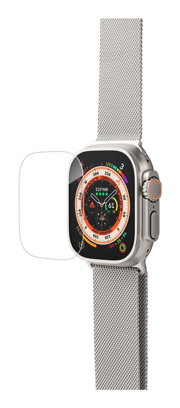 "LAUT PRIME GLASS Klart beskyttelsesglass for Apple Watch Ultra 49 mm