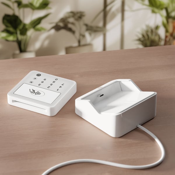 SumUp Solo Lite & Charging Station, Lähialueen kommunikointi (NFC), Valkoinen, 218 g