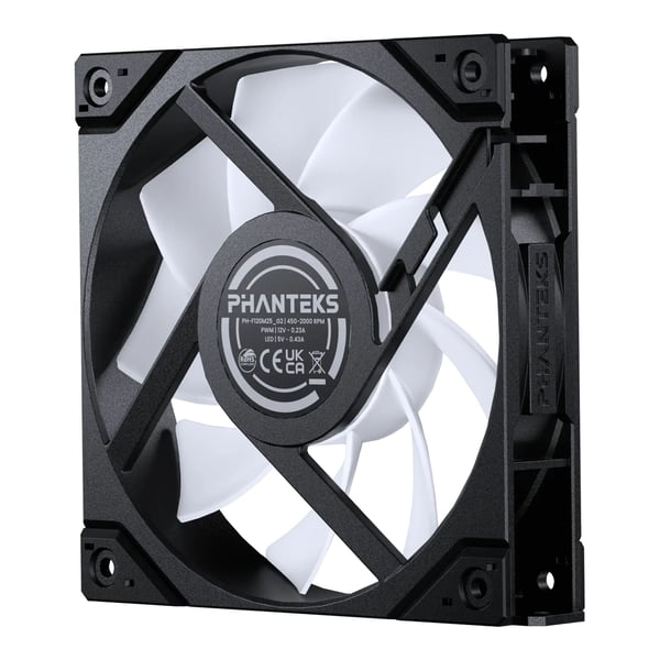 Phanteks M25G2-120, Vifte, 12 cm, 39,28 sone, Svart