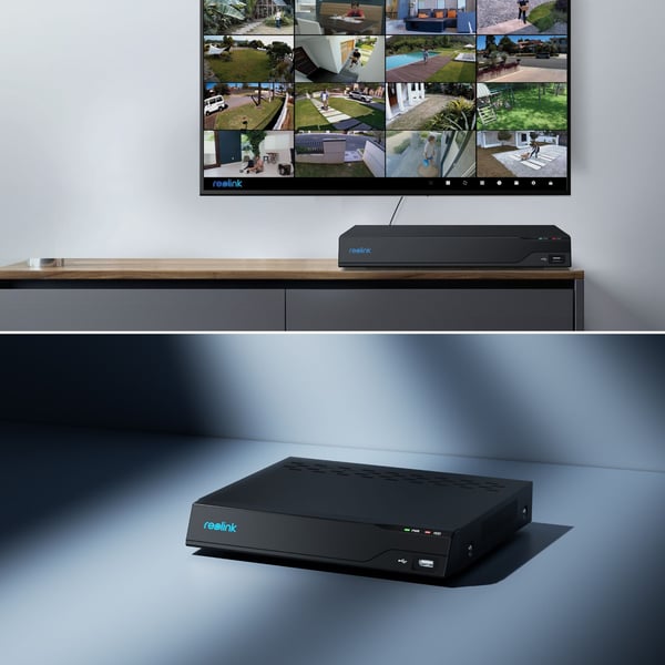 Reolink NVS16 - NVR - 16 kanaler - 1 x 4 TB - med nettverk