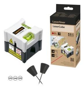 Laserliner LaserCube linjelaser 5 m 1 mm/m 635 nm 081.108E