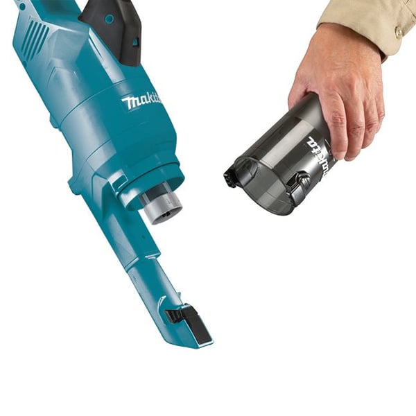 Makita DCL286FRF sladdlös dammsugare 100 W 0,25 L 2-i-1, svart/blå