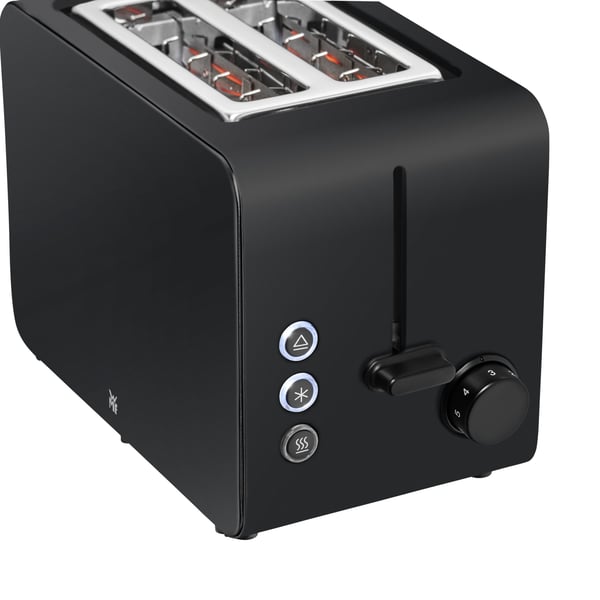 WMF Stelio 0414210071, 2 skivor, Svart, Rostfritt stål, Knappar, Nivå, Rotations-, 1050 W, 281 mm