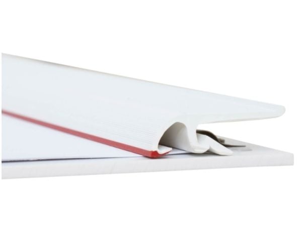 MAUL MAULpro, A4, Röd, Vit, Plast, Rostfritt stål, 3 mm, 245 mm, 15 mm