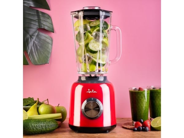 JATA BT795, Bänkmixer, Pulsfunktion, Iskrossning, 1200 W, Röd