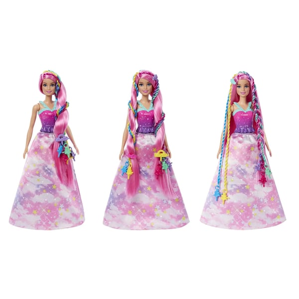 Barbie Dreamtopia Twist ''n Style Doll and Accessories, Motedukke, Jente, 3 år, Jente, 303 mm, 166 g