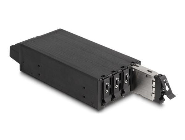 DeLOCK 47126, Stativ, kiintolevyn puristin, metalli, lajittelu, LED, 0,12 m