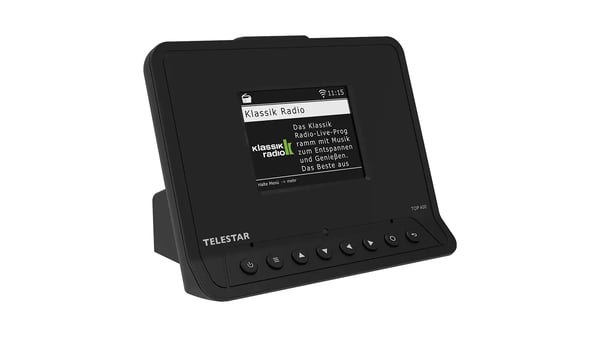 Telestar 5700400, Internett, Digitalt, DAB+, FM, TFT, 8,13 cm (3.2"), Svart