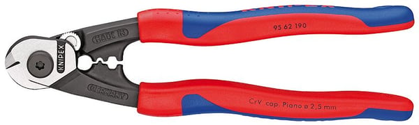 Knipex 9562190, Sininen, Punainen, Kromivanadiini-teräs, Musta, Sininen, Punainen, 314 g